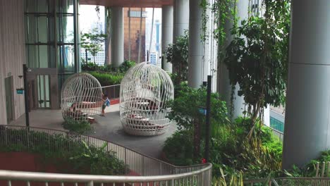 View-Of-Sky-Garden-In-The-Rooftop-Building-At-Singapore-City