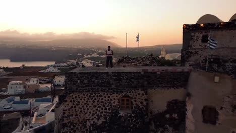 sunrise-at-akrotiri-castle-santorini