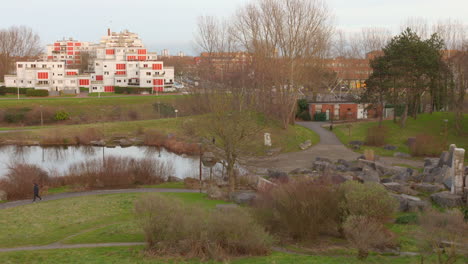 Sehenswürdigkeiten-Im-Skulpturengarten-In-Dünkirchen,-Frankreich-Erkunden