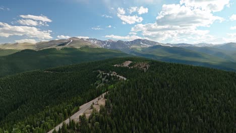 Panorámica-Que-Establece-Una-Visión-General-De-La-División-Continental-Vista-Desde-El-Monte-Blue-Sky-Colorado