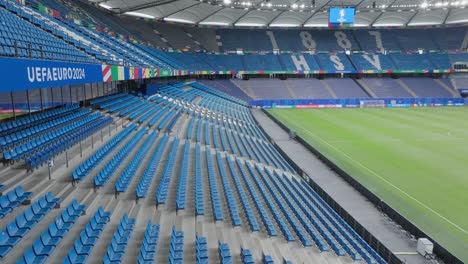 Leere-Sitze-HSV-Fußballstadion