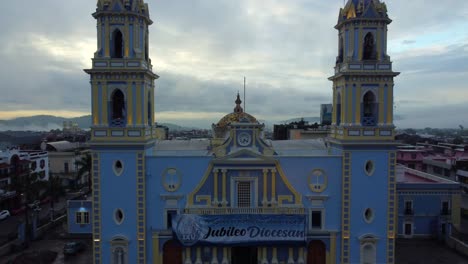 beautiful-aerial-view-with-drone-of-the-historical-Center-on-the-city-of-Cordoba,-Veracruz,-Mexico