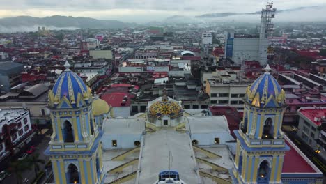 beautiful-aerial-view-with-drone-of-the-historical-Center-on-the-city-of-Cordoba,-Veracruz,-Mexico