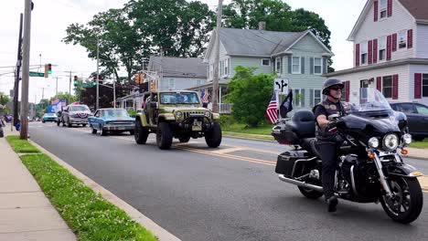 Un-Desfile-Del-Memorial-Day-En-Sayreville,-Nueva-Jersey,-EE.UU.