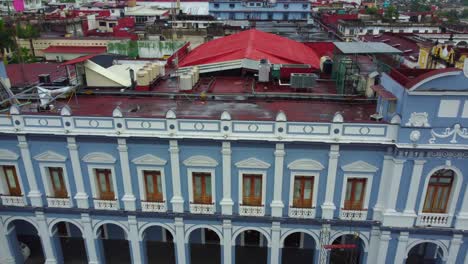 beautiful-aerial-view-with-drone-of-the-historical-Center-on-the-city-of-Cordoba,-Veracruz,-Mexico