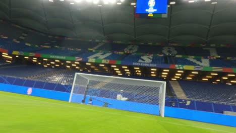 FPV-Drone-HSV-Stadium-UEFA-EURO2024-Hamburg-flood-lights