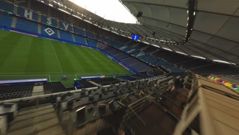 Sonnenbeschienenes-HSV-Hamburg-Stadion-FPV-Drohne