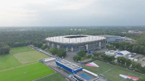 UEFA-EURO2024-Hamburg-HSV-Stadion-Aerial-Shot