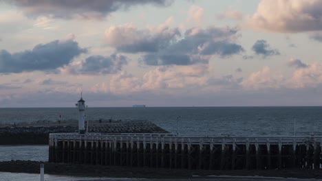 Time-laps-of-the-sea-with-a-lot-of-clouds-at-sunset