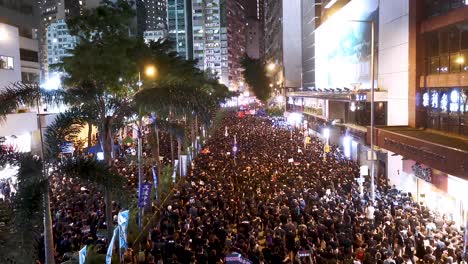 Wan-Chai,-Hongkong---16.-Juni-2019:-Ein-Historischer-Tag,-An-Dem-Fast-2-Millionen-Menschen-In-Hongkong-Friedlich-Und-Geordnet-Gegen-Das-Auslieferungsgesetz-Protestierten