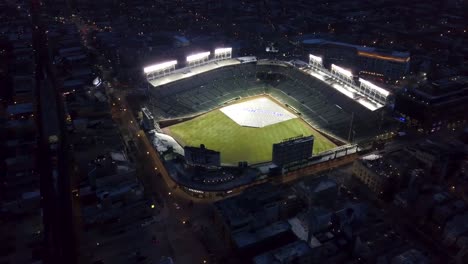 Luftaufnahmen-Von-Wrigley-Field-Im-Sommer