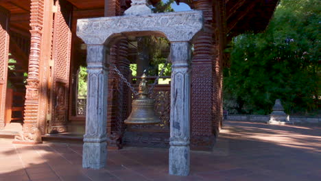 Nepalese-Peace-Pagoda-Bell-swings-in-the-breeze