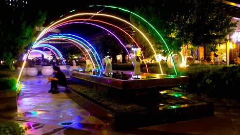 A-roof-deck-garden-like-promenade-is-one-of-the-attractive-amenities-especially-during-evenings-at-Ayala-Mall-Cebu,-one-of-the-most-popular-shopping-malls-in-the-Philippines