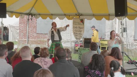 Fire-eater-performs-at-renaissance-fair,-Philadelphia-Renaissance-Fair,-Fort-Mifflin,-Pennsylvania