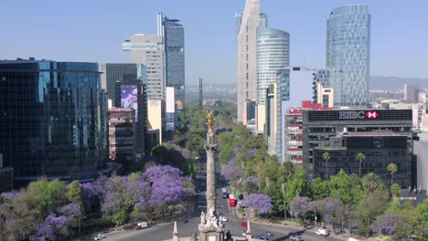 Angel-De-La-Independencia-–-Dolly-In-Drone-Shot