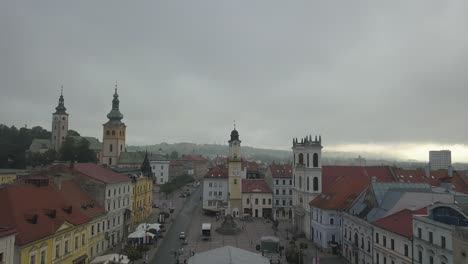 Banska-Bystrica-Slovakia-drone-shot-from-above