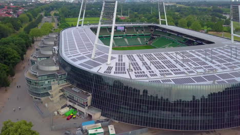 Hito-Histórico-Del-Estadio-Weser-En-La-Ciudad-De-Bremen,-Alemania