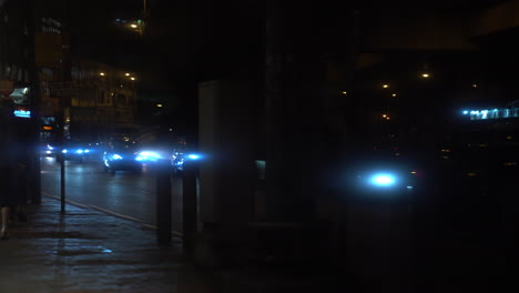 nightlife-with-blurred-traffic-light-car-in-the-background