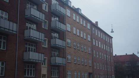 Apartment-buildings-on-Amager-in-Copenhagen-Denmark-on-a-cloudy-and-cold-day