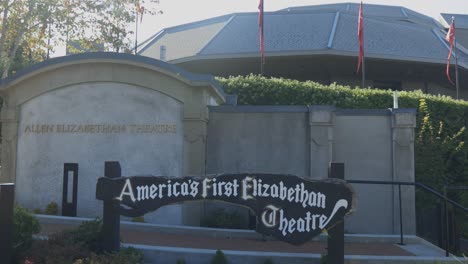 Still-shot-of-the-sign-of-Allen-America's-First-Elizabethan-Theatre
