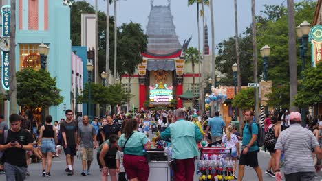 A-crowded-view-of-hollywood-studios-in-slow-motion