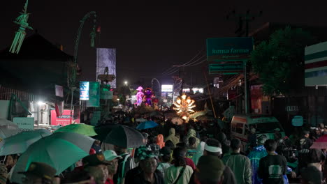 Ogoh-Ogoh-religious-spiritual-festival,-Balinese-Hindu-beliefs,-mythology