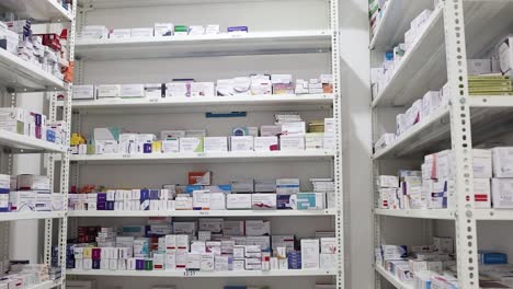 Muchos-Medicamentos-Parecen-Estar-Organizados-Dentro-De-Una-Gran-Compañía-Farmacéutica.