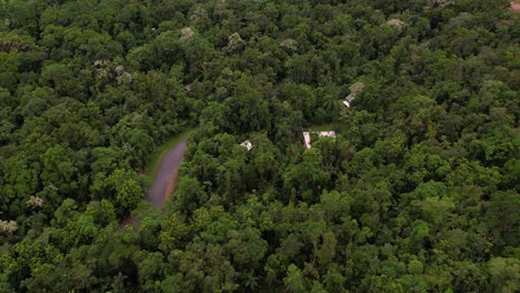 Aerial-View-of-Daintree-Rainforest,-Australia