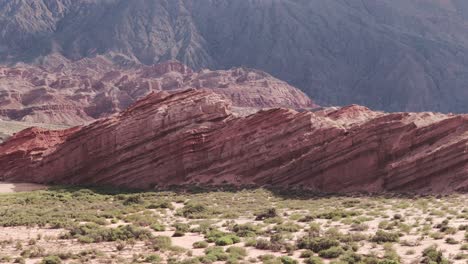 Aerial-views-of-the-landscape-of-Calchaquí-Valley,-Salta-Argentina