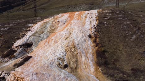 Orange-rock-formation-in-the-Kazucasus-Mountains-in-Georgia