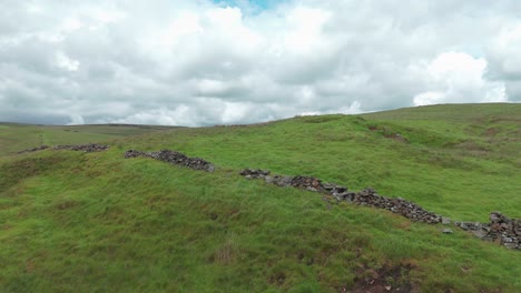 Luftaufnahme-Mit-Schwenkfunktion,-Die-Die-Grünen-Felder-Des-Peak-District-Nationalparks-In-Derbyshire,-England-Zeigt