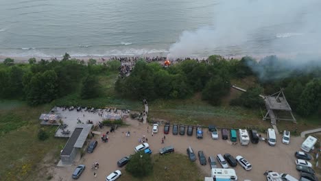 Feier-Der-Mittsommerferien-In-Pavilosta,-Lettland