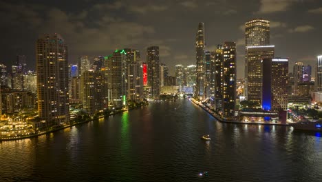 Miami-downtown-timelapse,-hyper-lapse