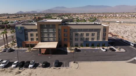 Holiday-Inn-Express-and-Suites-Hotel-Chain---Aerial-Sliding-Shot