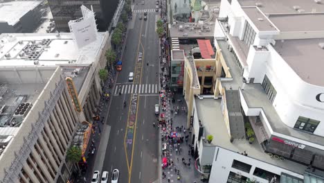 Aerial-view-of-All-Black-Lives-Matter-mural-on-Hollywood-Boulevard