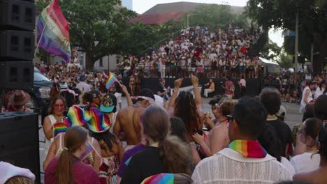 Pride-Parade-Und-Feier-In-Der-Innenstadt-Von-Houston,-Texas