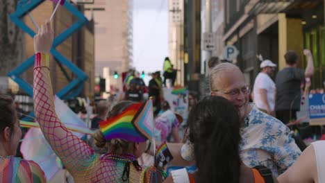 Desfile-Del-Orgullo-Gay-Y-Celebración-En-El-Centro-De-Houston,-Texas