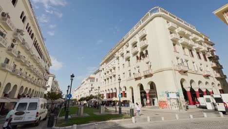 City-Centre-In-Thessaloniki,-Greece