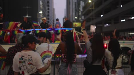 Police-participate-in-Pride-parade-and-celebration-in-Houston,-Texas