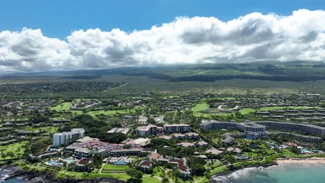 Comunidad-De-Wailea-Beach-Resort-En-Maui,-Hawai