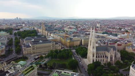 Viena-Austria-Capital-Centro-De-La-Ciudad-Durante-El-Día,-Centro-De-Wien