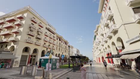 City-Centre-In-Thessaloniki,-Greece