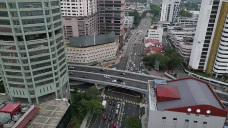 Urban-lifestyle-of-Kuala-Lumpur-city-in-Malaysia-with-skyscrapers,-Office-hours