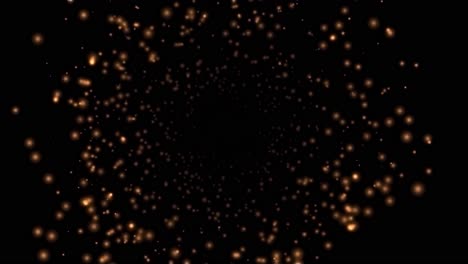 Orange-stars-tunnel