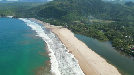 High-Angle-Tracking-Back-Over-Pantai-Soge-Beach-Near-Pacitan-Java-Indonesia