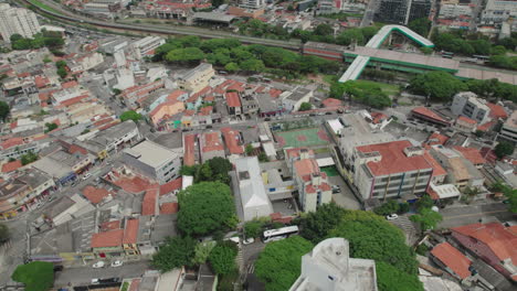 Aerial-view-of-Vila-Guilhermina,-São-Paulo