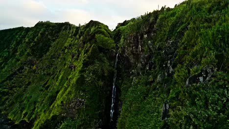 A-breathtaking-coastal-view-of-lush-green-cliffs-and-the-ocean-under-a-cloudy-sky