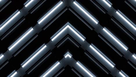 Abstrakte-Weiße-Röhrenlichtwand-VJ-Schleife-Schwarzer-Hintergrund-4k-Nahtlose-Schleife