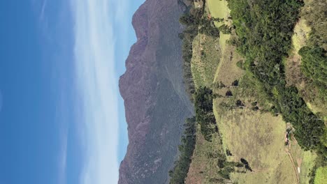 Forest-land,-green-environment,-forest-view-taken-from-the-top-of-the-mountain