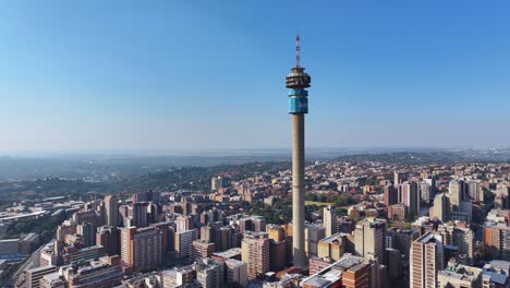 Skyline-Von-Johannesburg-In-Johannesburg-In-Gauteng,-Südafrika